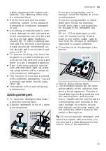 Предварительный просмотр 33 страницы Bosch SMV8YCX01E User Manual