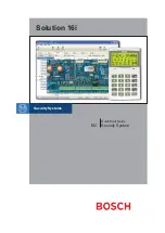 Bosch Solution 16i Quick Start Manual preview