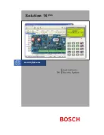 Bosch Solution 16plus Quick Start Manual preview