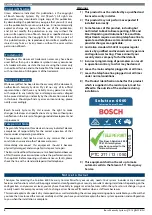 Preview for 2 page of Bosch SOLUTION 6000 User Manual