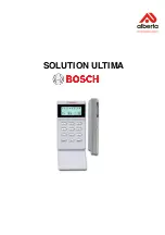 Preview for 2 page of Bosch SOLUTION ULTIMA Instruction Manual