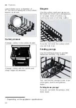 Предварительный просмотр 22 страницы Bosch SPH4EMX28E User Manual