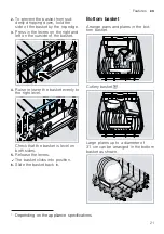 Предварительный просмотр 21 страницы Bosch SPH4HMX31E Information For Use