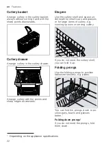 Предварительный просмотр 22 страницы Bosch SPH4HMX31E Information For Use