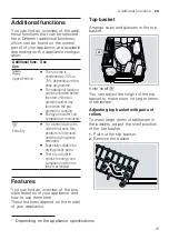 Preview for 19 page of Bosch SPI2HKS59E User Manual