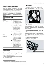 Preview for 19 page of Bosch SPS2HKW57E User Manual