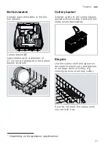 Preview for 21 page of Bosch SPS6IKI01A User Manual