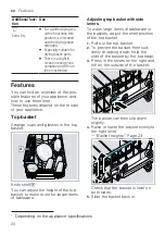 Preview for 20 page of Bosch SPV2HKX39G User Manual