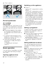 Preview for 32 page of Bosch SPV4EKX29E User Manual