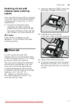 Предварительный просмотр 11 страницы Bosch SR 64M030 Operating Instructions Manual