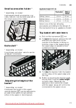 Предварительный просмотр 15 страницы Bosch SR 64M030 Operating Instructions Manual