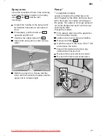 Предварительный просмотр 21 страницы Bosch sri 33e05 Instructions For Use Manual