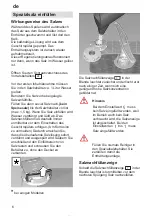 Предварительный просмотр 6 страницы Bosch SRI4672 Instructions For Use Manual