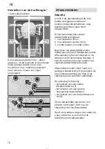 Предварительный просмотр 76 страницы Bosch SRI4672 Instructions For Use Manual