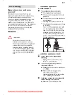 Preview for 23 page of Bosch SRV 55T03 Instructions For Use Manual