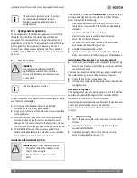 Предварительный просмотр 14 страницы Bosch T4200 11-2D Installation And User Instructions Manual