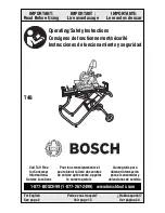 Preview for 1 page of Bosch T4B Operating/Safety Instructions Manual