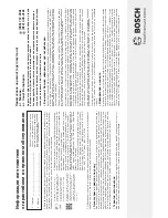 Preview for 108 page of Bosch TAS 45 series Instruction Manual