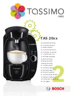 Bosch Tassimo Caddy TAS 70 Series Instruction Manual preview