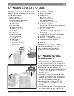 Preview for 6 page of Bosch TASSIMO FIDELIA+ 65 series Instruction Manual