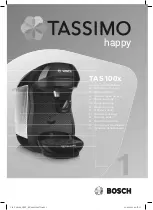 Preview for 1 page of Bosch Tassimo Happy TAS100 Series Instruction Manual