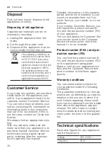 Preview for 36 page of Bosch TASSIMO style TAS110 Series User Manual