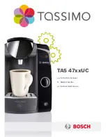 Bosch TASSIMO TAS 47**UC Instruction Manual preview