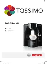 Bosch TASSIMO TAS 55 KR Series Instruction Manual preview