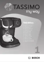 Bosch TASSIMO TAS60 Series Instruction Manual preview