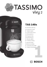 Preview for 1 page of Bosch TASSIMO vivy 2 TAS 140 Series Instruction Manual