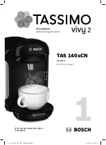 Preview for 1 page of Bosch Tassimo Vivy 2 Instruction Manual