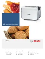 Bosch TAT 861 series Instruction Manual preview