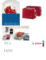 Bosch TAT3A....G Series Instruction Manual preview