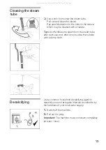 Preview for 13 page of Bosch TCA 4101 UC Use And Care Manual