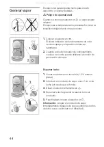 Preview for 44 page of Bosch TCA 4101 UC Use And Care Manual