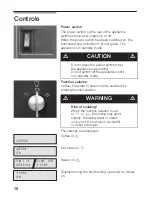 Preview for 10 page of Bosch TCA 6301 UC User And Care Manual