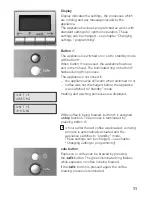 Preview for 11 page of Bosch TCA 6301 UC User And Care Manual