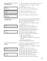 Preview for 21 page of Bosch TCA 6301 UC User And Care Manual