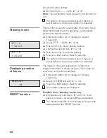 Preview for 22 page of Bosch TCA 6301 UC User And Care Manual