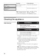Preview for 24 page of Bosch TCA 6301 UC User And Care Manual
