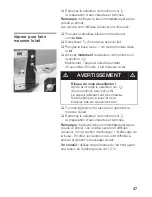 Preview for 47 page of Bosch TCA 6301 UC User And Care Manual