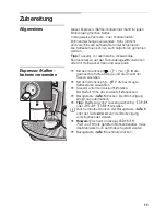 Предварительный просмотр 11 страницы Bosch TCA64 SERIES Operating Instructions Manual