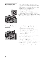 Предварительный просмотр 12 страницы Bosch TCA64 SERIES Operating Instructions Manual