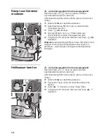 Предварительный просмотр 14 страницы Bosch TCA64 SERIES Operating Instructions Manual