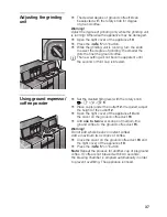 Предварительный просмотр 37 страницы Bosch TCA64 SERIES Operating Instructions Manual