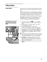 Предварительный просмотр 61 страницы Bosch TCA64 SERIES Operating Instructions Manual