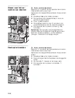 Предварительный просмотр 114 страницы Bosch TCA64 SERIES Operating Instructions Manual