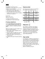 Preview for 22 page of Bosch TCA7121RW Manual