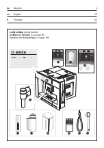 Preview for 2 page of Bosch TCC78K751 Instruction Manual