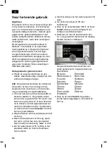 Preview for 70 page of Bosch TES 70129 RW VeroBar Operating Instructions Manual